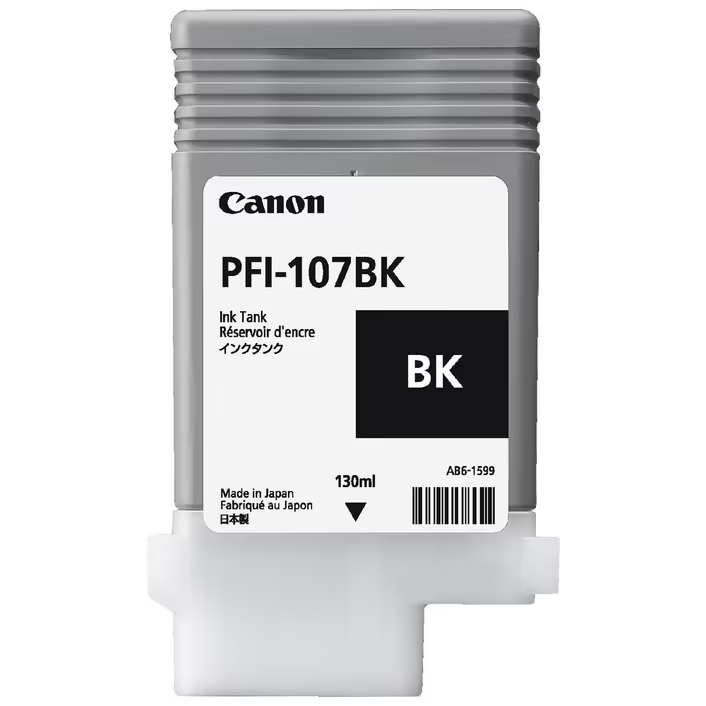 Картридж Canon PFI-107BK (Черный) 130 мл (6705B001)