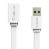Кабель Orico CEF3-15 (USB3.0-F/USB-M, 1.5м, плоский, белый)