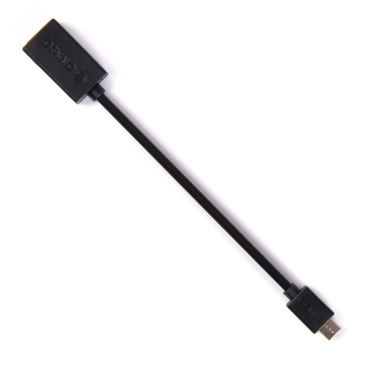 Кабель Orico COR2-15 (USB2.0/micro-USB, 15см, круглый, черный)