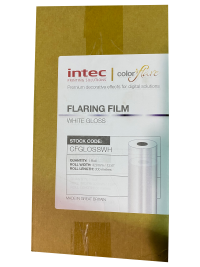 Фольга тонерочувствительная рулонная Intec White Gloss Flaring Foil, белая, 320 мм x 300 м (Intec CFGLOSSWH)